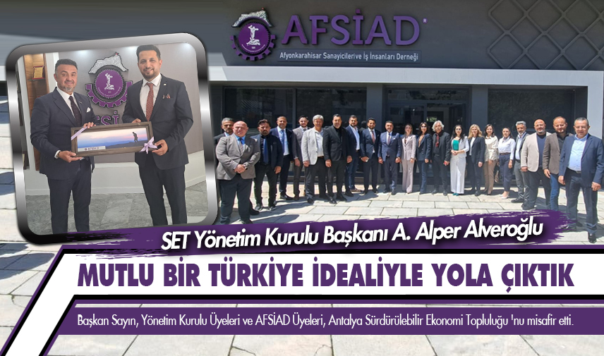 Alveroğlu: Mutlu bir Türkiye idealiyle yola çıktık