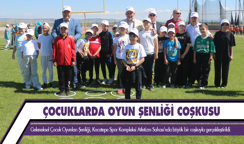 Çocuklarda oyun şenliği coşkusu