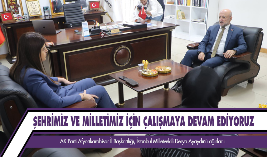 Şahin: Şehrimiz ve milletimiz için çalışmaya devam ediyoruz
