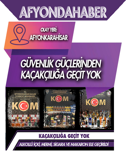 Afyonkarahisar’da Asayiş