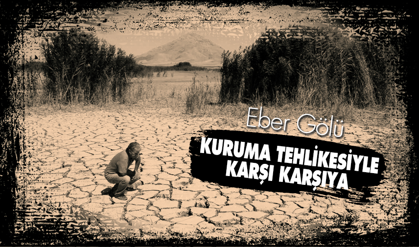 Eber Gölü kuruma tehlikesiyle karşı karşıya