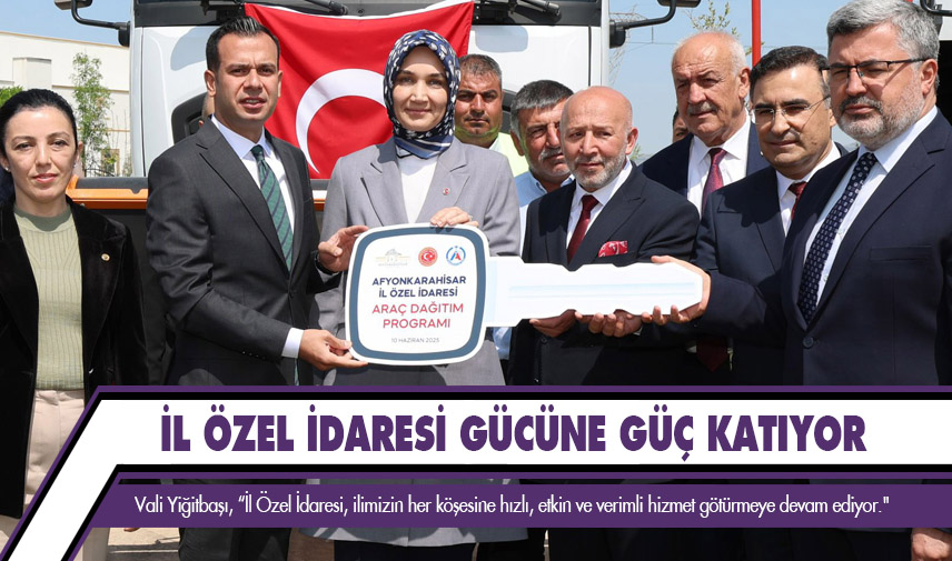 İl Özel İdaresi filosuna 10 yeni araç daha katıldı