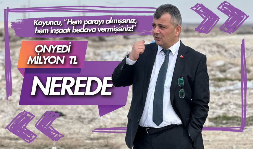 Koyuncu: onyedi milyon nerede?