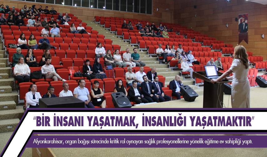 Bir insanı yaşatmak, insanlığı yaşatmaktır