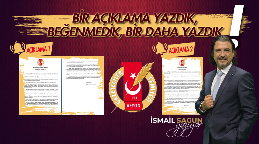 Bir açıklama yazdık, beğenmedik, bir daha yazdık