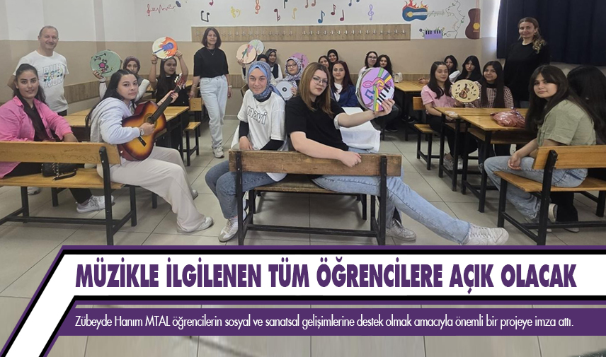 Zübeyde Hanım MTAL’de Müzik Sınıfı oluşturuldu