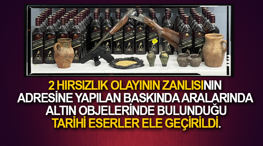 Tarihi eser kaçakçılığına jandarma darbesi