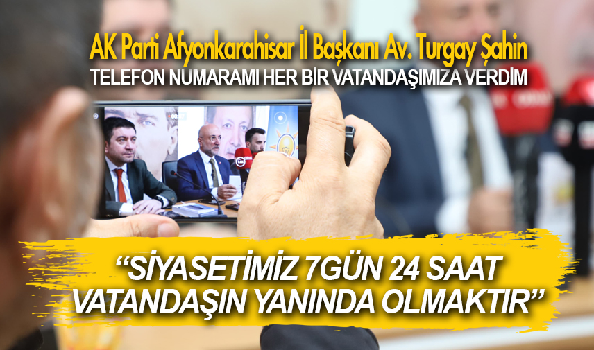 Siyasetimiz 7/24 vatandaşın yanında olmaktır
