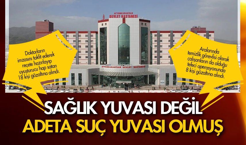 Sağlık yuvası değil adeta suç yuvası olmuş
