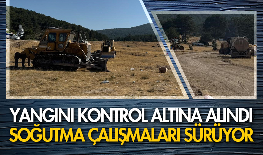 Orman yangını kontrol altına alındı