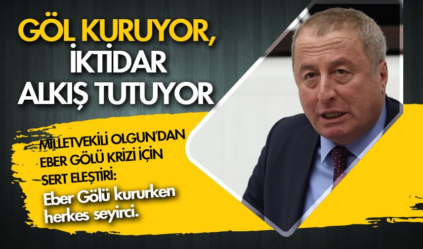 Göl kuruyor, iktidar alkış tutuyor