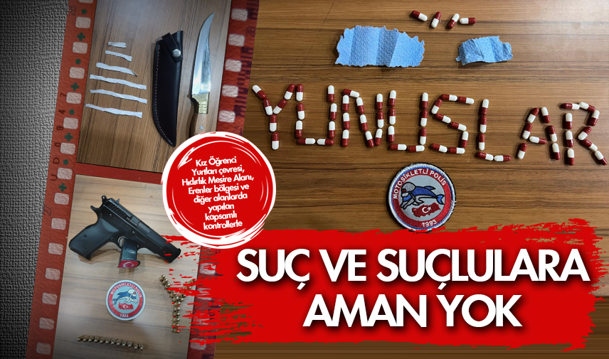Suç ve suçlulara aman yok