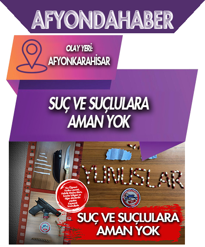 Suç ve suçlulara aman yok