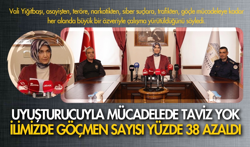 Vali Yiğitbaşı Asayiş Olaylarını Basına Değerlendirdi